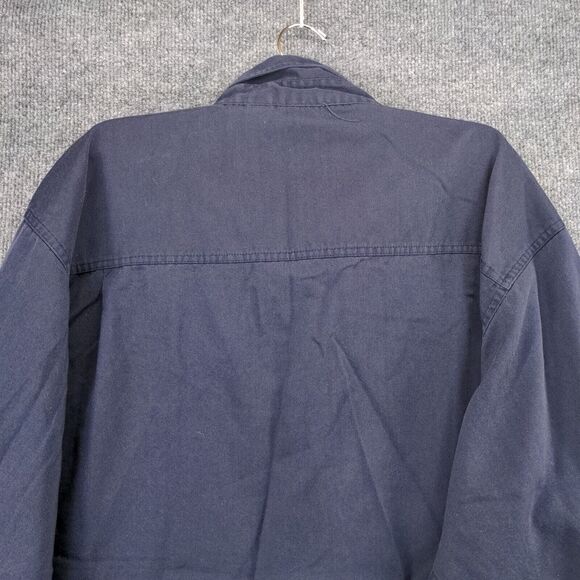 Subaru Men's Employee Uniform Workwear Shirt Blue Size 2XL Long Sleeve - Picture 11 of 15